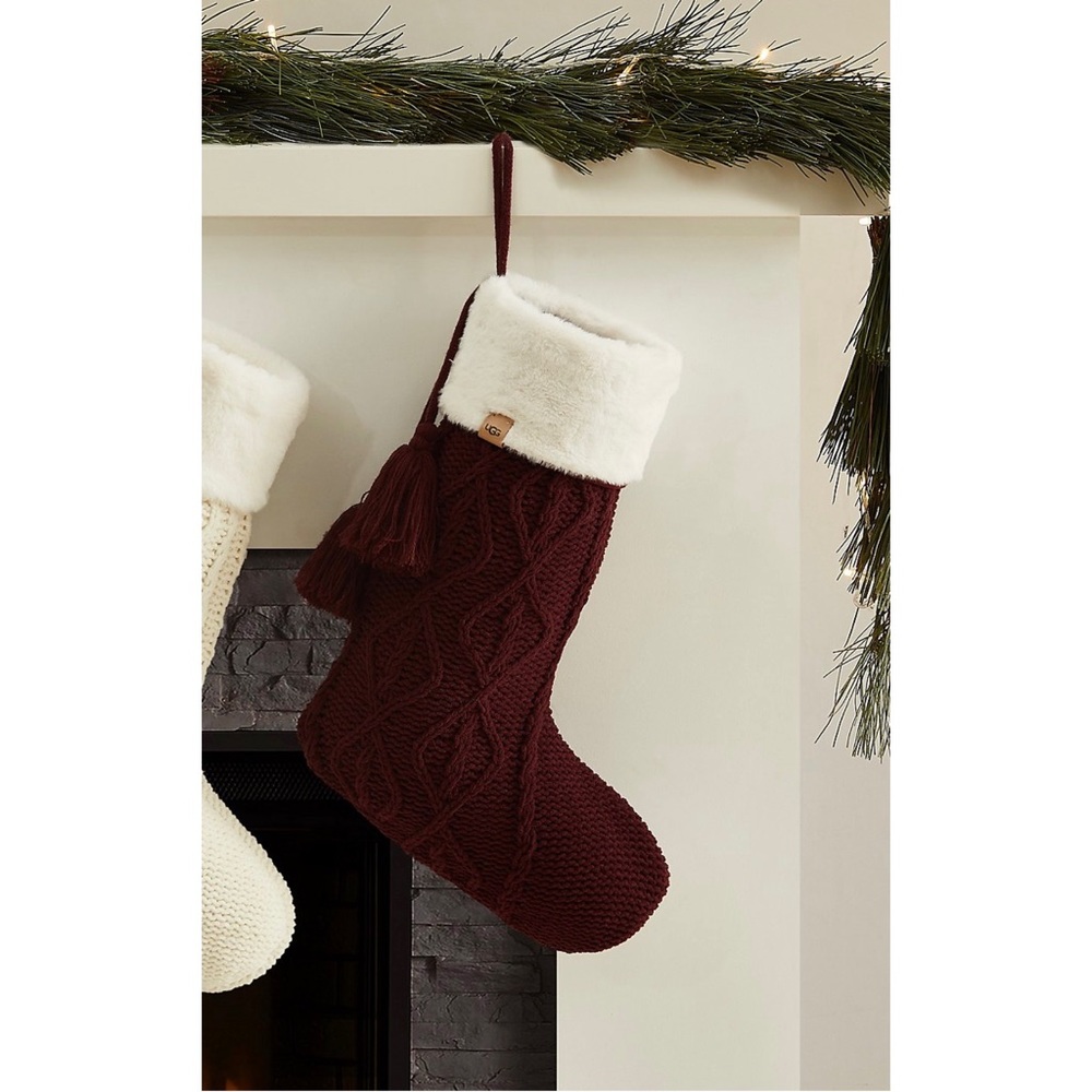 UGG® Lita Christmas Stocking in Cabernet